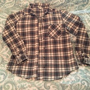 Brown and Cream Forever 21 Flannel
